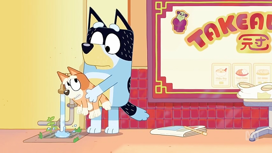 انیمیشن Bluey - فصل 1 قسمت 14 - Takeaway